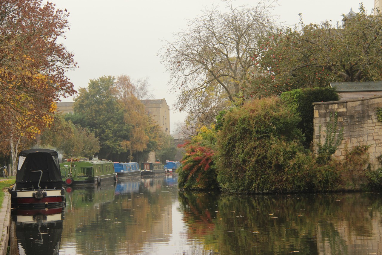 The River Avon and gardens in Bath