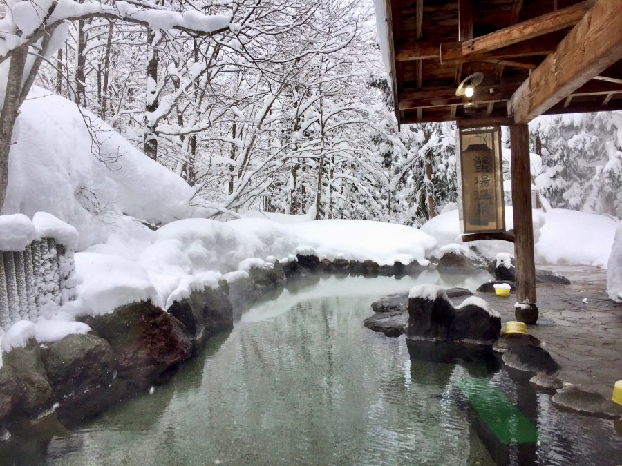 Nyuto Onsen in winter
