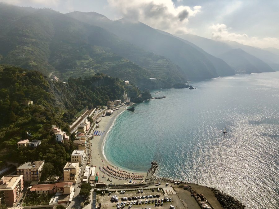 Parapendio alle Cinque Terre