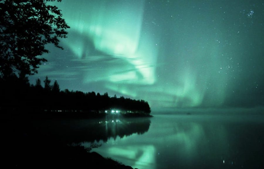 The Northern Lights over Abisko in Swedish Lapland