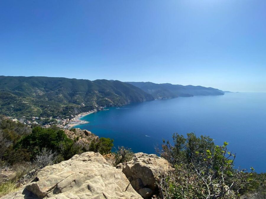 An almost empty coastal path in Liguria out of season