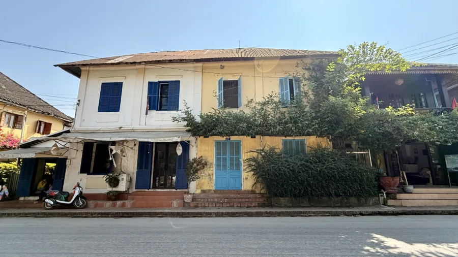 the French colonial quarter of Luang Prabang